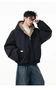 Reversible Teddy Fur Bomber-streetwear-techwear