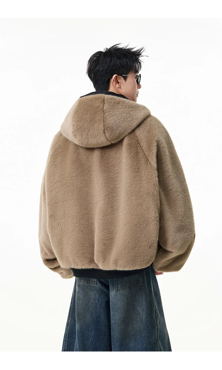 Reversible Teddy Fur Bomber-streetwear-techwear