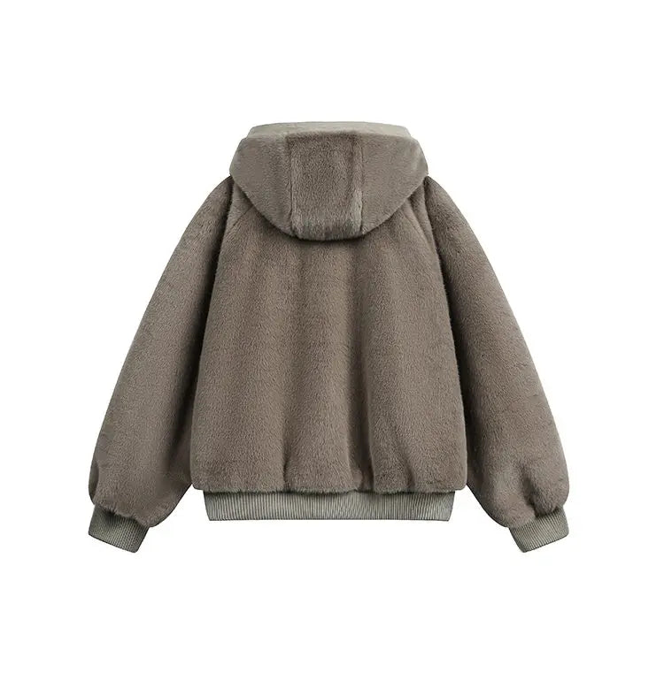 Reversible Teddy Fur Bomber-streetwear-techwear