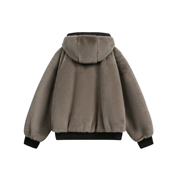 Reversible Teddy Fur Bomber-streetwear-techwear