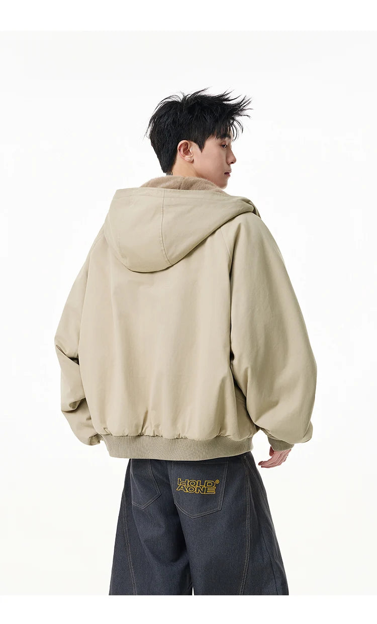 Reversible Teddy Fur Bomber-streetwear-techwear