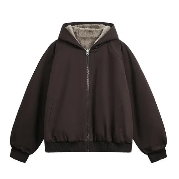 Reversible Teddy Fur Bomber-streetwear-techwear