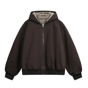 Reversible Teddy Fur Bomber-streetwear-techwear