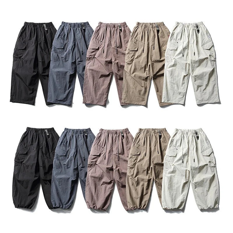Ripstop Parachute Cargo Trousers-streetwear-techwear