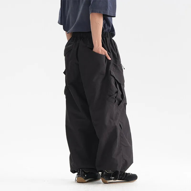 Ripstop Parachute Cargo Trousers-streetwear-techwear