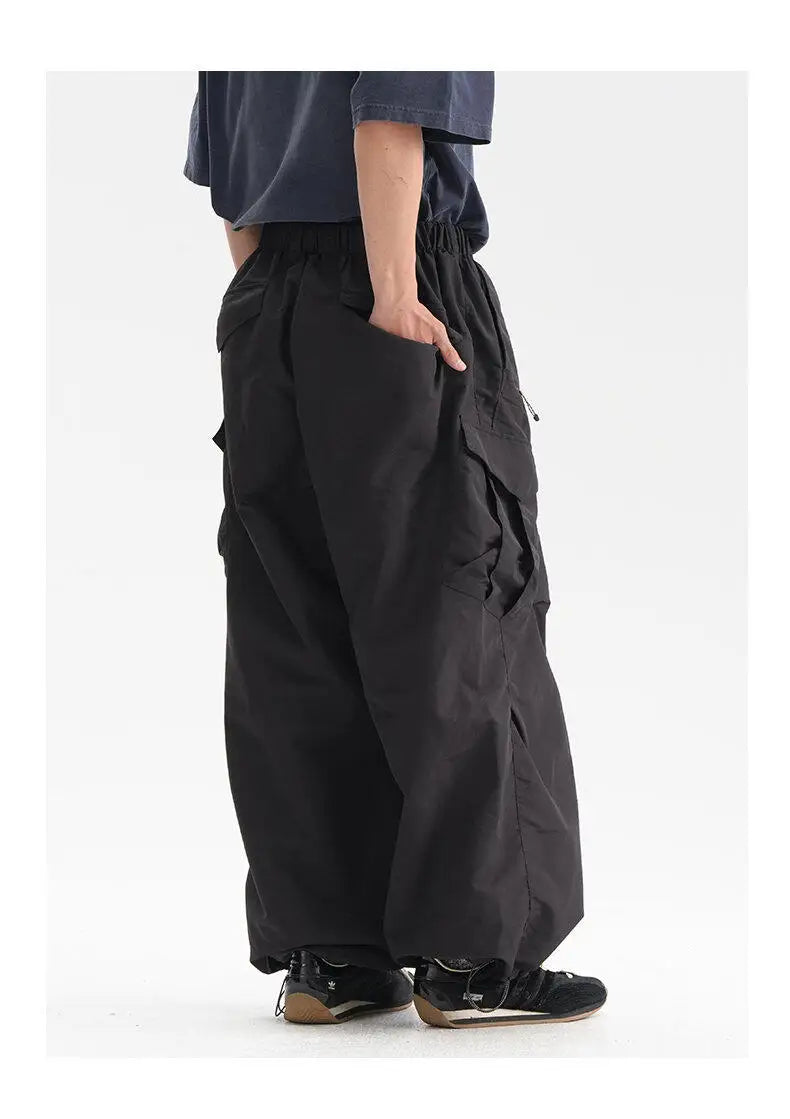 Ripstop Parachute Cargo Trousers-streetwear-techwear