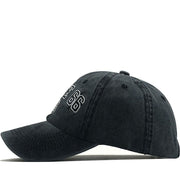 'Route 66' Vintage Style Washed Cap-streetwear-techwear