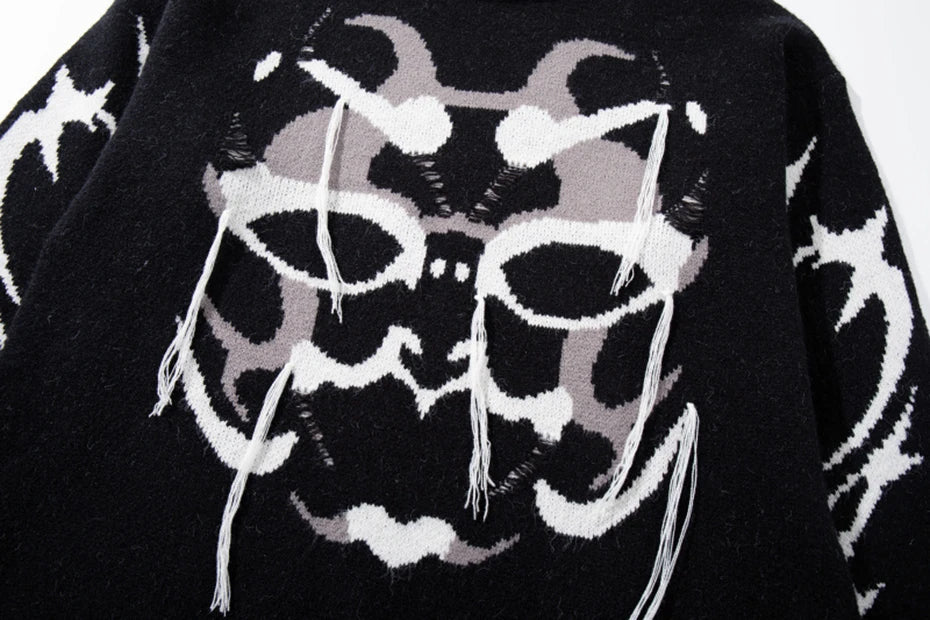Rorschach Knit Sweater-streetwear-techwear