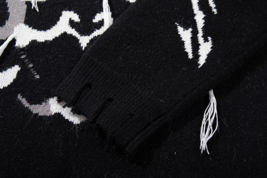Rorschach Knit Sweater-streetwear-techwear