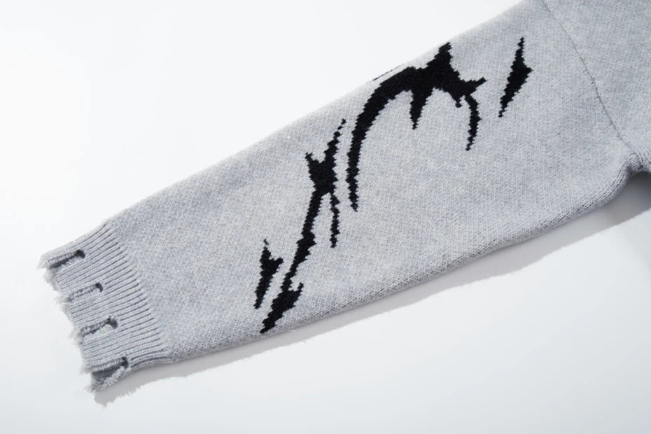 Rorschach Knit Sweater-streetwear-techwear