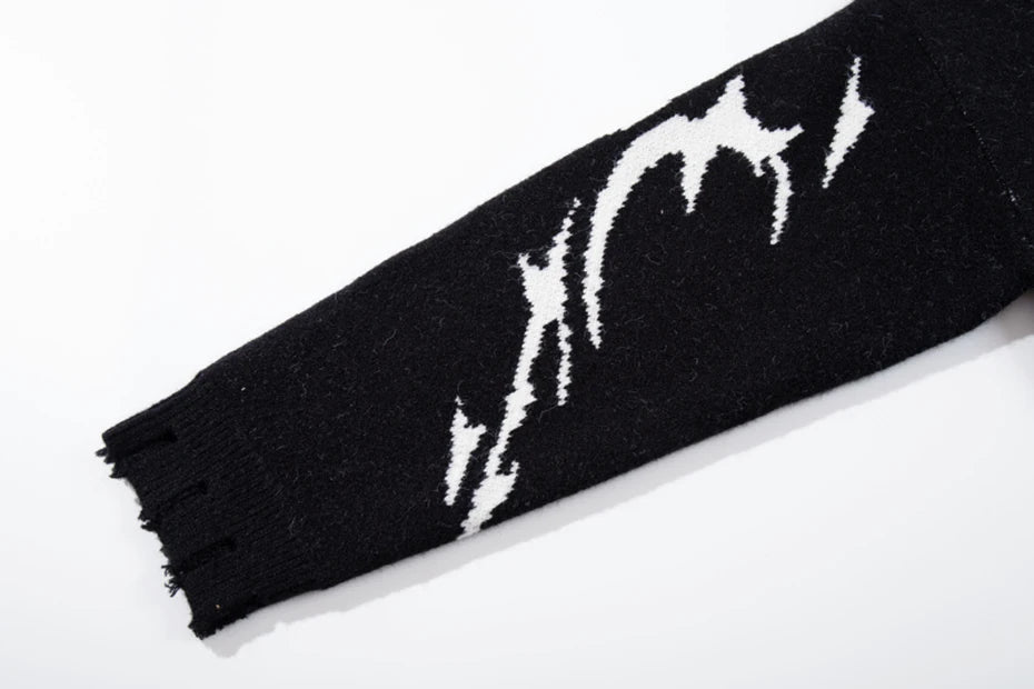 Rorschach Knit Sweater-streetwear-techwear