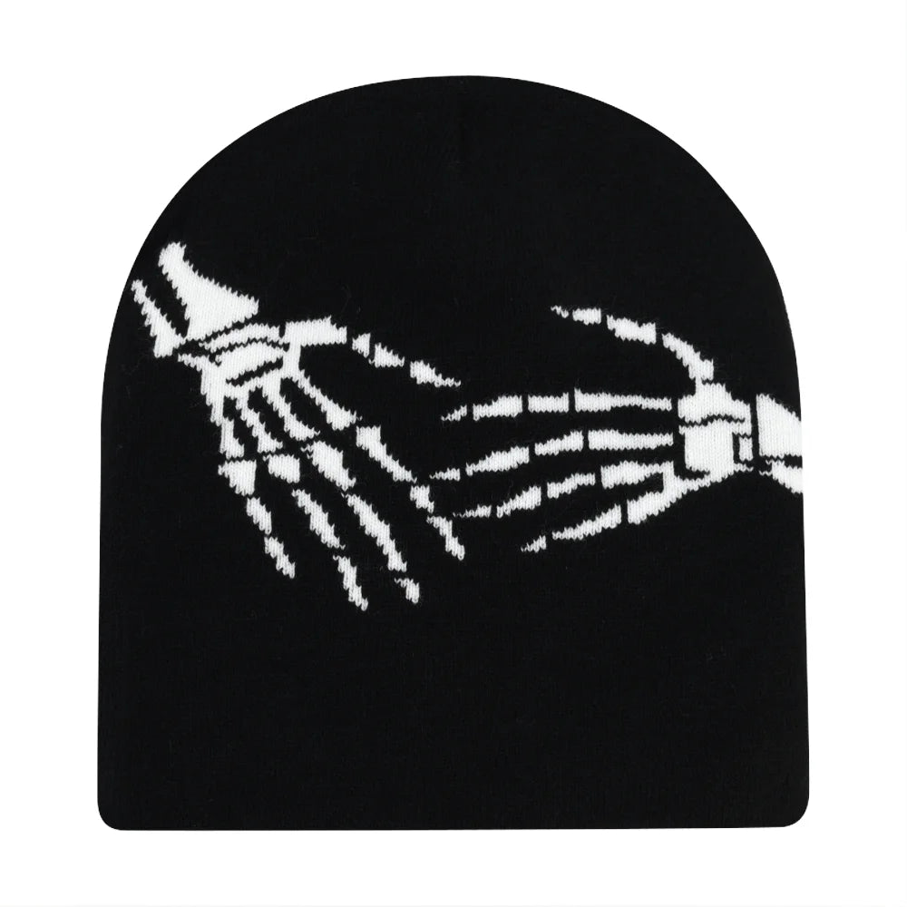 Skeleton Hands Graphic Beanie