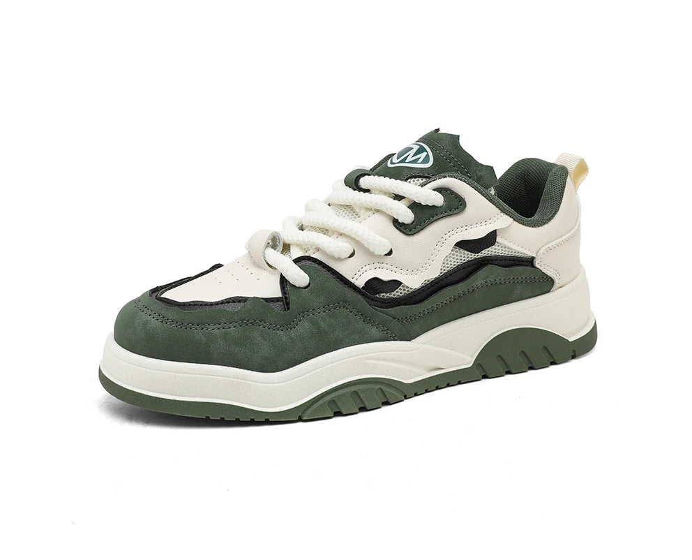Chunky Lace Phat Sneakers - Green