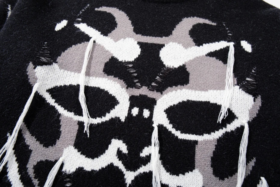 Rorschach Knit Sweater-streetwear-techwear