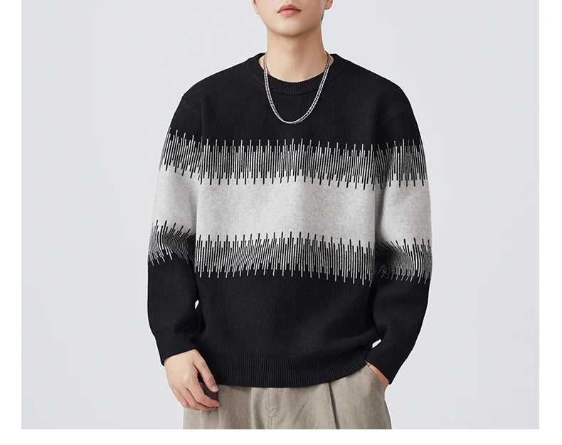 Frequency Knit Jumper-streetwear-techwear