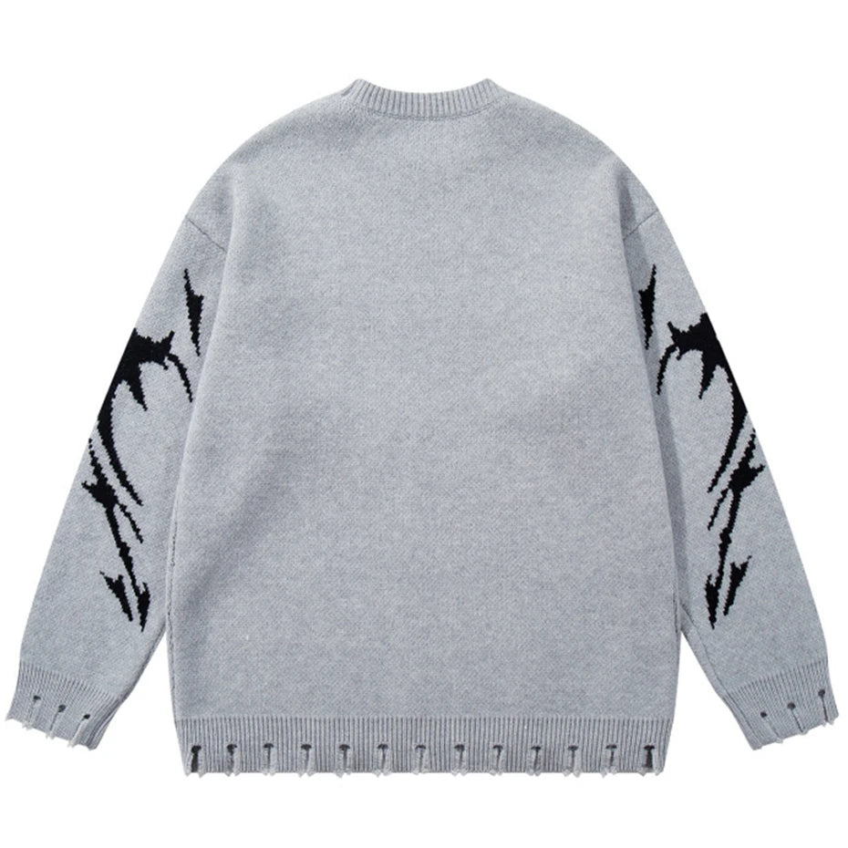 Rorschach Knit Sweater-streetwear-techwear