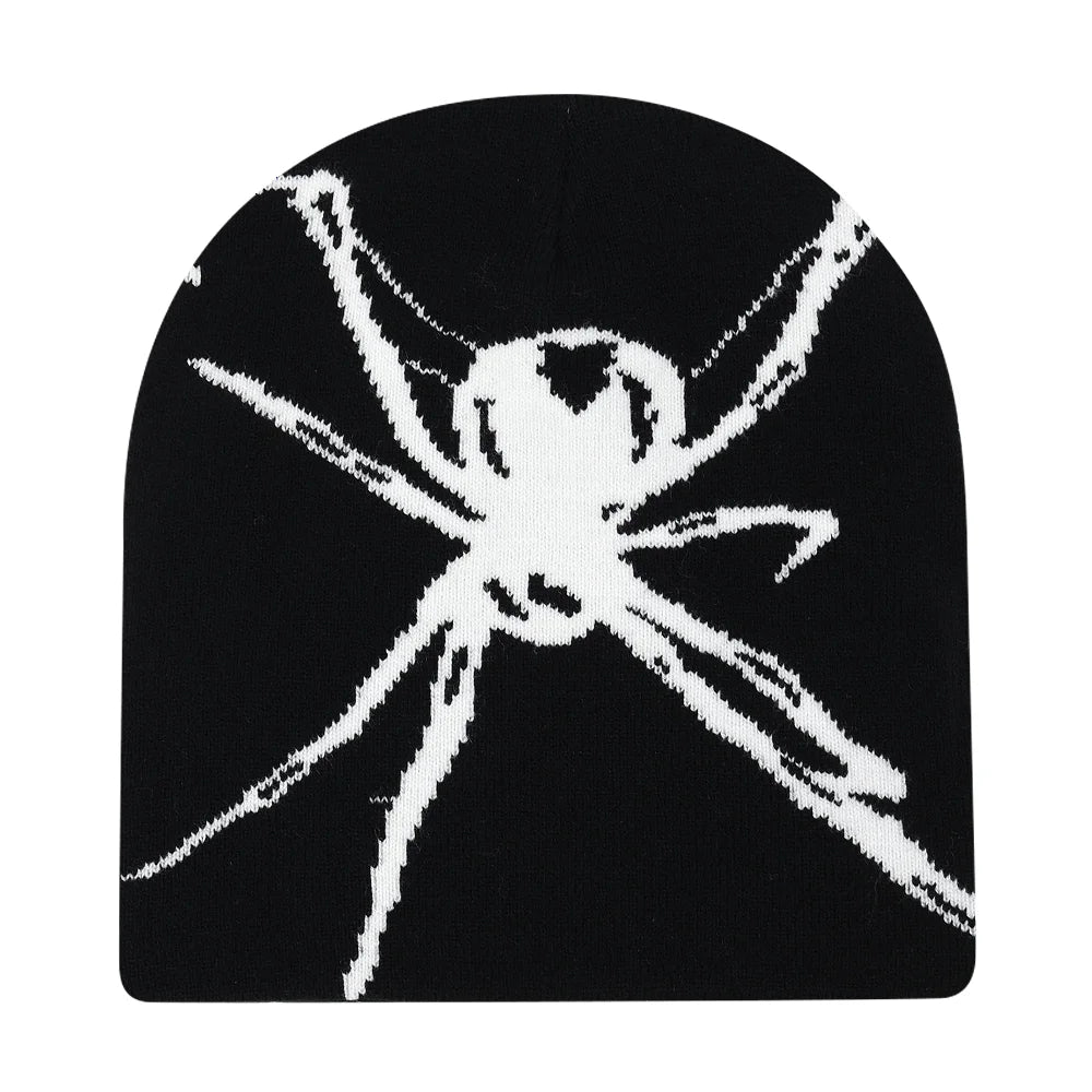 Black Widow Spider Graphic Beanie