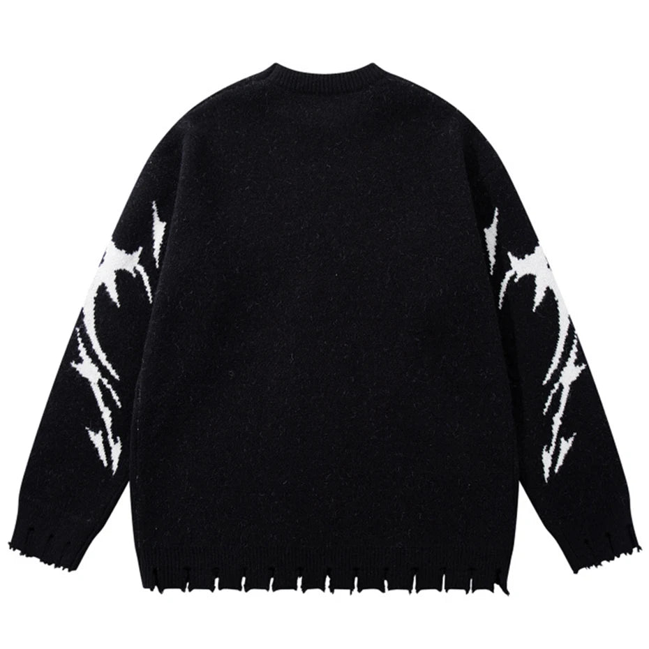 Rorschach Knit Sweater-streetwear-techwear