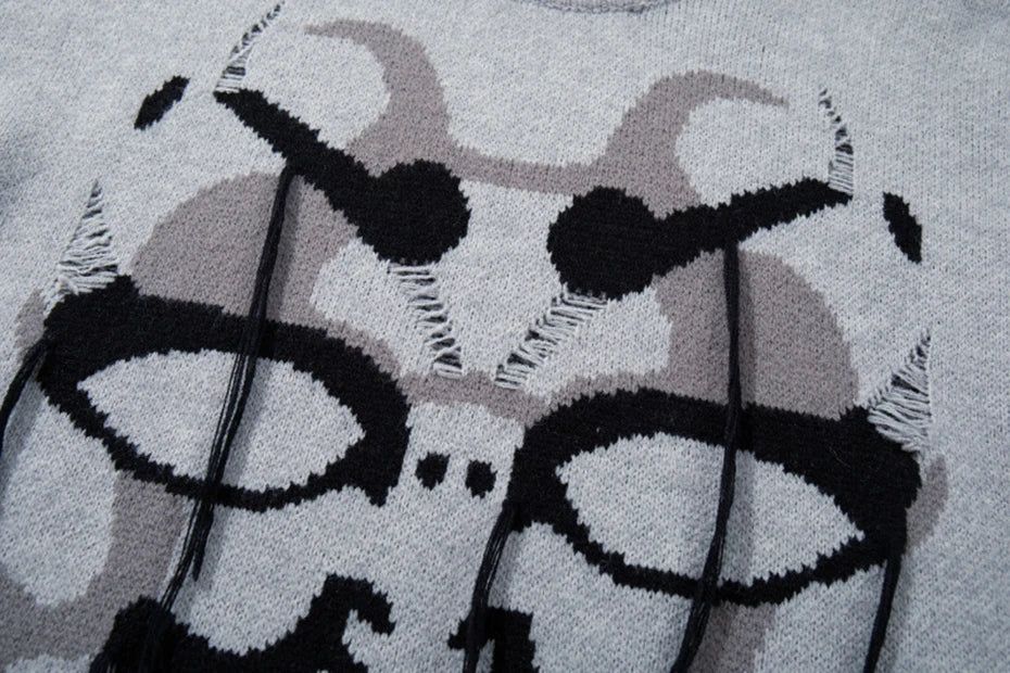 Rorschach Knit Sweater-streetwear-techwear