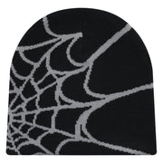 Spider Web Toque Beanie-streetwear-techwear