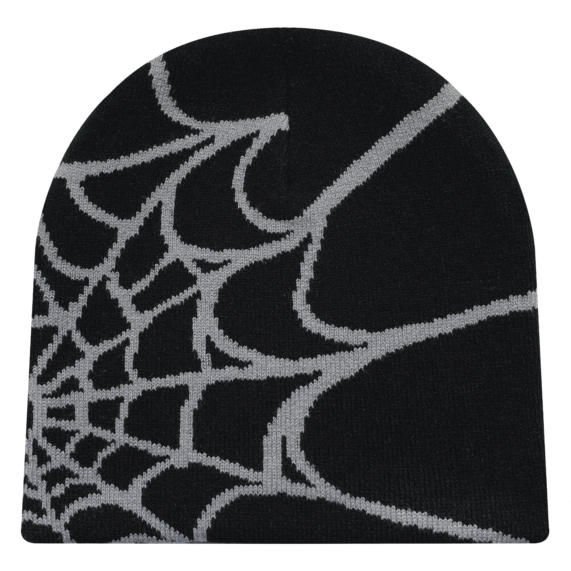 Spider Web Toque Beanie-streetwear-techwear