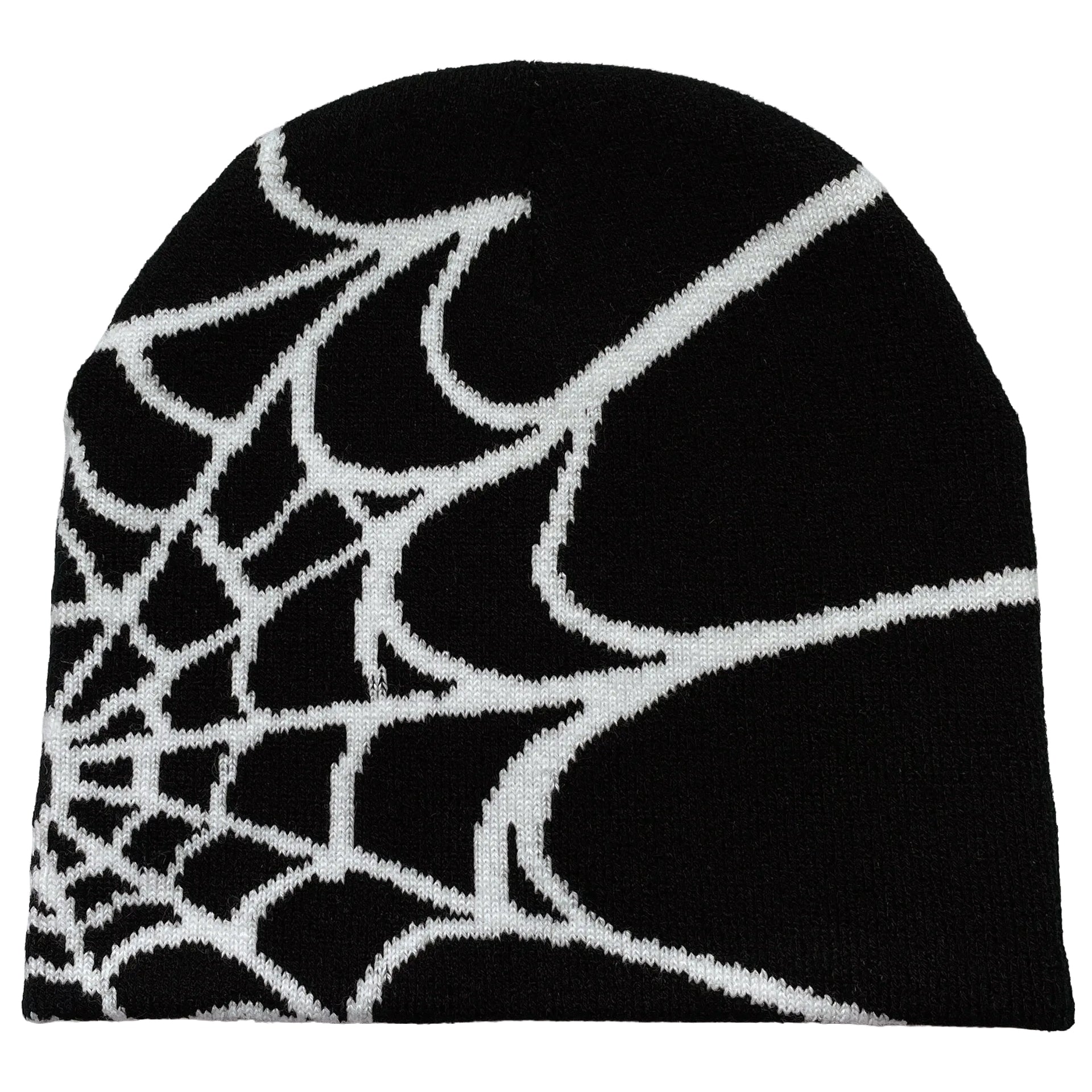 Spider Web Toque Beanie-streetwear-techwear