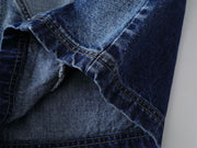 Star Patch Long Length Jorts-streetwear-techwear