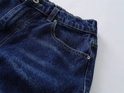 Star Patch Long Length Jorts-streetwear-techwear