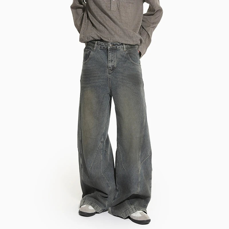 Steelworks Wide Denim Jeans-streetwear-techwear