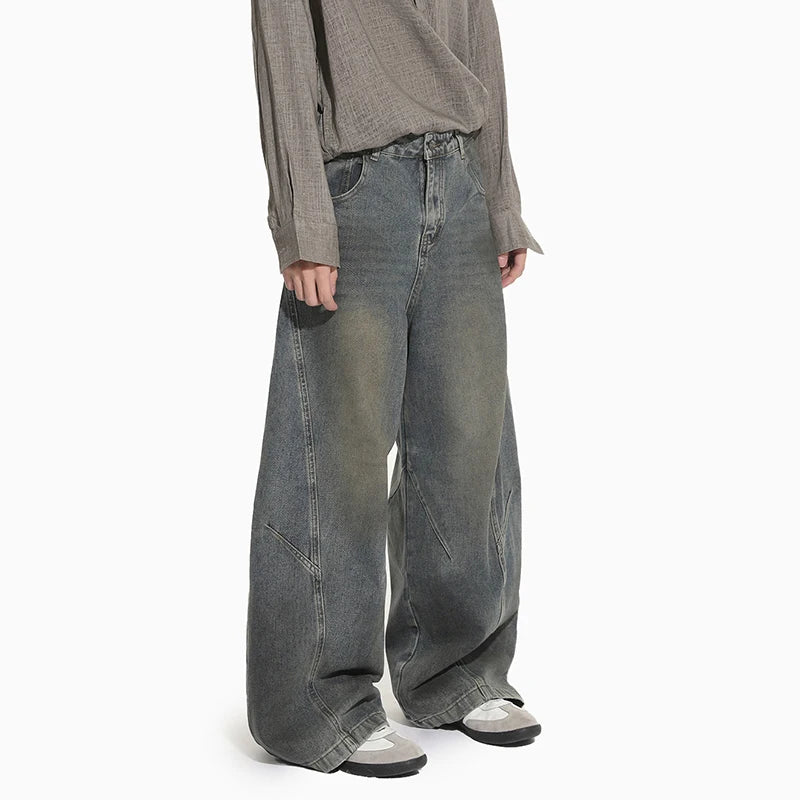 Steelworks Wide Denim Jeans-streetwear-techwear