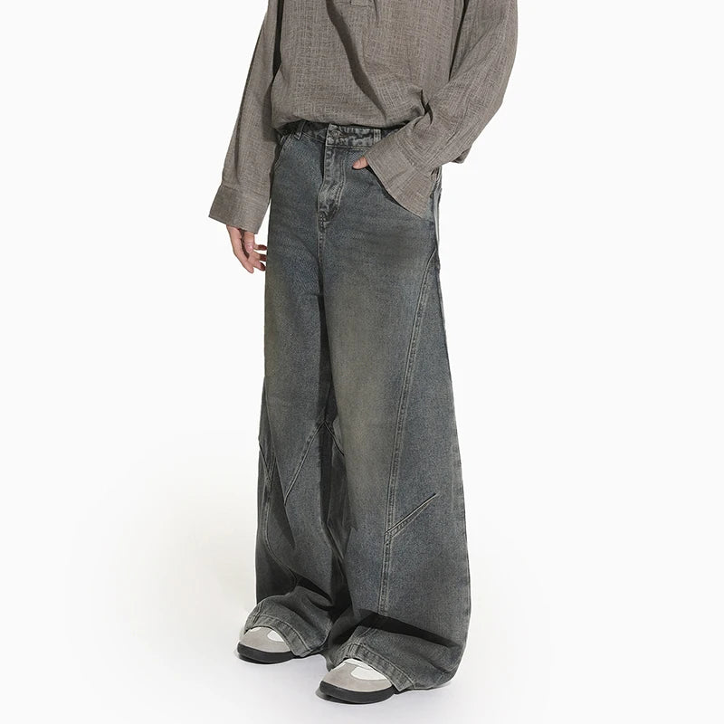 Steelworks Wide Denim Jeans-streetwear-techwear
