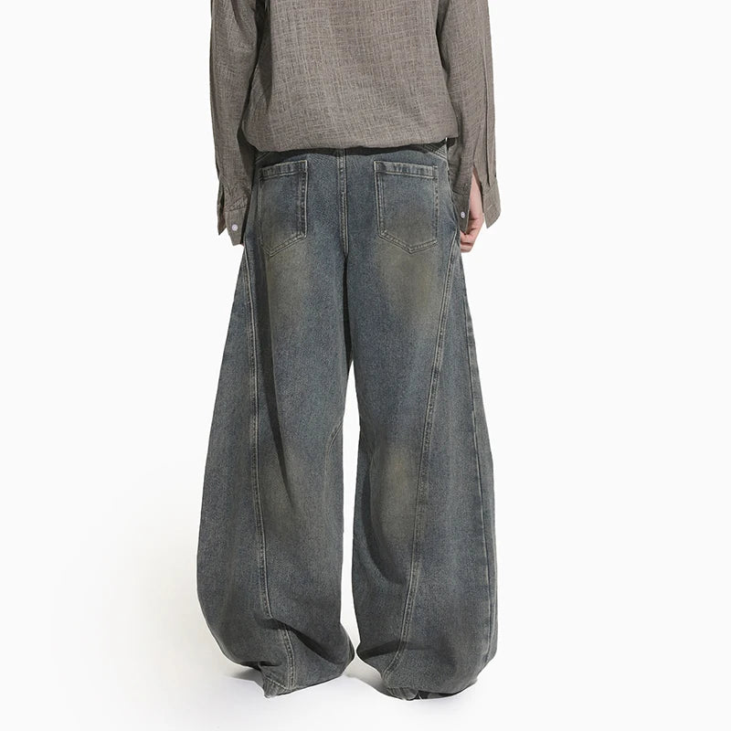 Steelworks Wide Denim Jeans-streetwear-techwear