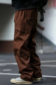 Straight Leg Classic Cargo Pants-streetwear-techwear