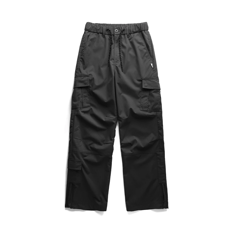 Straight Leg Twill Cargo Pants-streetwear-techwear