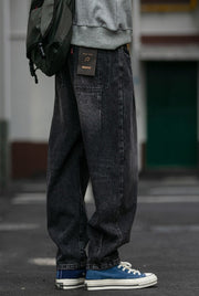 REKNAT Tapered Jeans with Keychain-streetwear-techwear