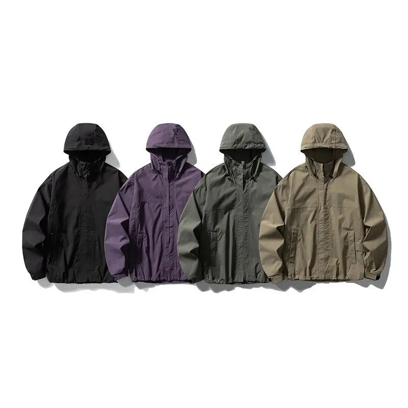 Technical Hooded Shell Jacket
