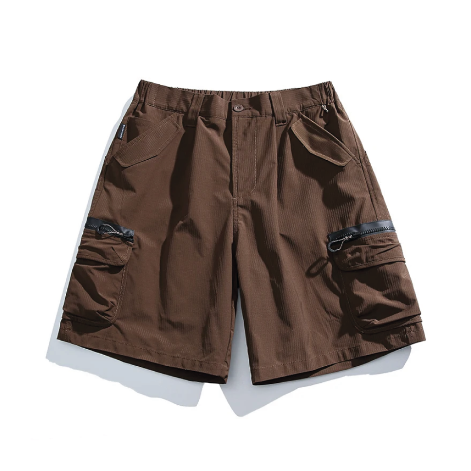 【SCENERITY】Washa Cargo Shorts Textured Utility Cargo Shorts | Streetwear at Before the