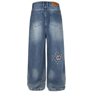 Threadwork Plaid Patch Jeans-streetwear-techwear