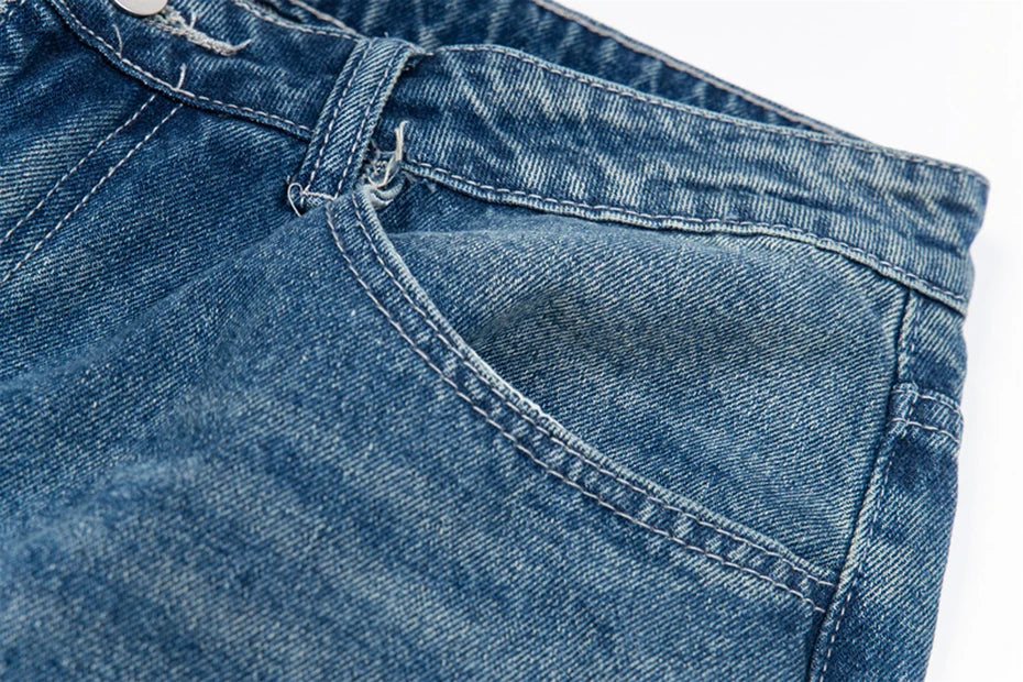 Threadwork Plaid Patch Jeans-streetwear-techwear