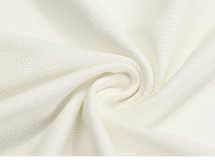 Close-up of white fabric with folds