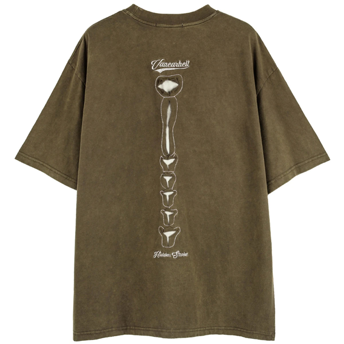 VANCARHELL Skeleton Ribcage T-Shirt | Streetwear at Before the