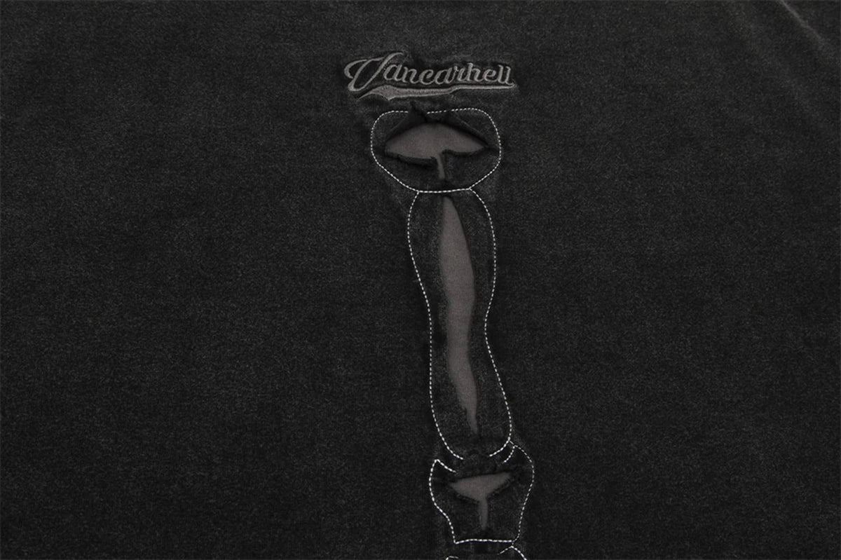 Vancarhell 黒 Tシャツ サイズＬ VANCARHELL Varsity T-Shirt | Parallel