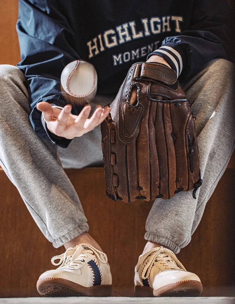 Old style baseball gloves on sale
