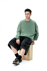 Vintage Wash Boxy Long Sleeve T-Shirt-streetwear-techwear