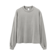 Vintage Wash Boxy Long Sleeve T-Shirt-streetwear-techwear