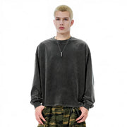 Vintage Wash Boxy Long Sleeve T-Shirt-streetwear-techwear