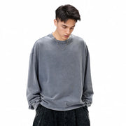 Vintage Wash Boxy Long Sleeve T-Shirt-streetwear-techwear