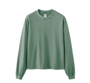 Vintage Wash Boxy Long Sleeve T-Shirt-streetwear-techwear