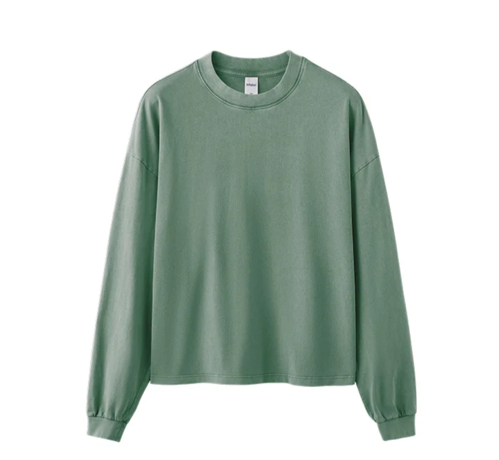 Vintage Wash Boxy Long Sleeve T-Shirt-streetwear-techwear