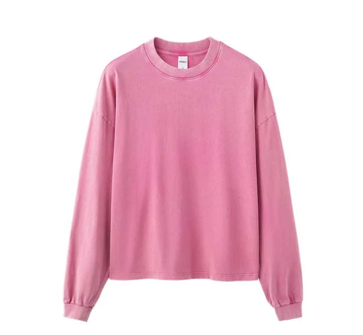 Vintage Wash Boxy Long Sleeve T-Shirt-streetwear-techwear
